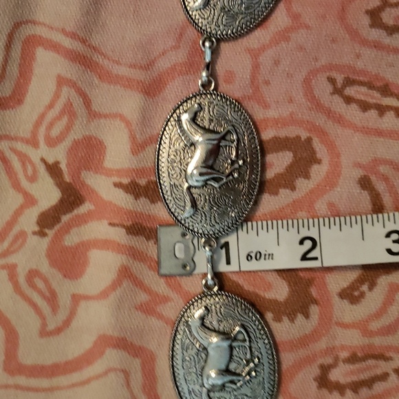 Concho Horse Belt Western Belt Cowgirl Belt Rodeo Belt Cinto Vaquero Rodeo Belt - Picture 14 of 15